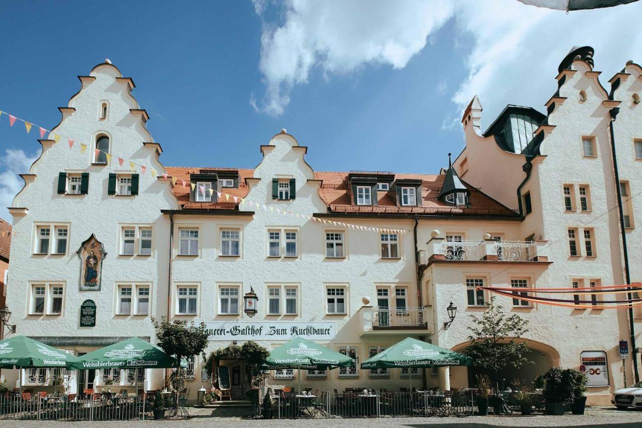 Brauereigasthof zum Kuchlbauer Abensberg Exterior foto